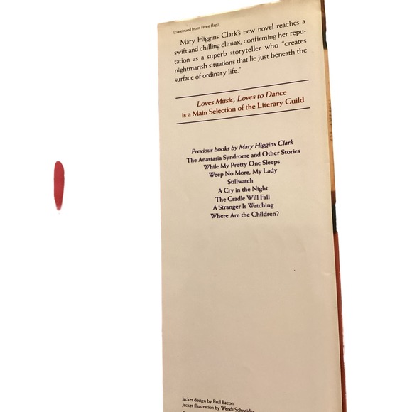 Pre Owned Great Condition Loves Music Loves to Dance By: Mary Higgins Clark - Picture 5 of 5